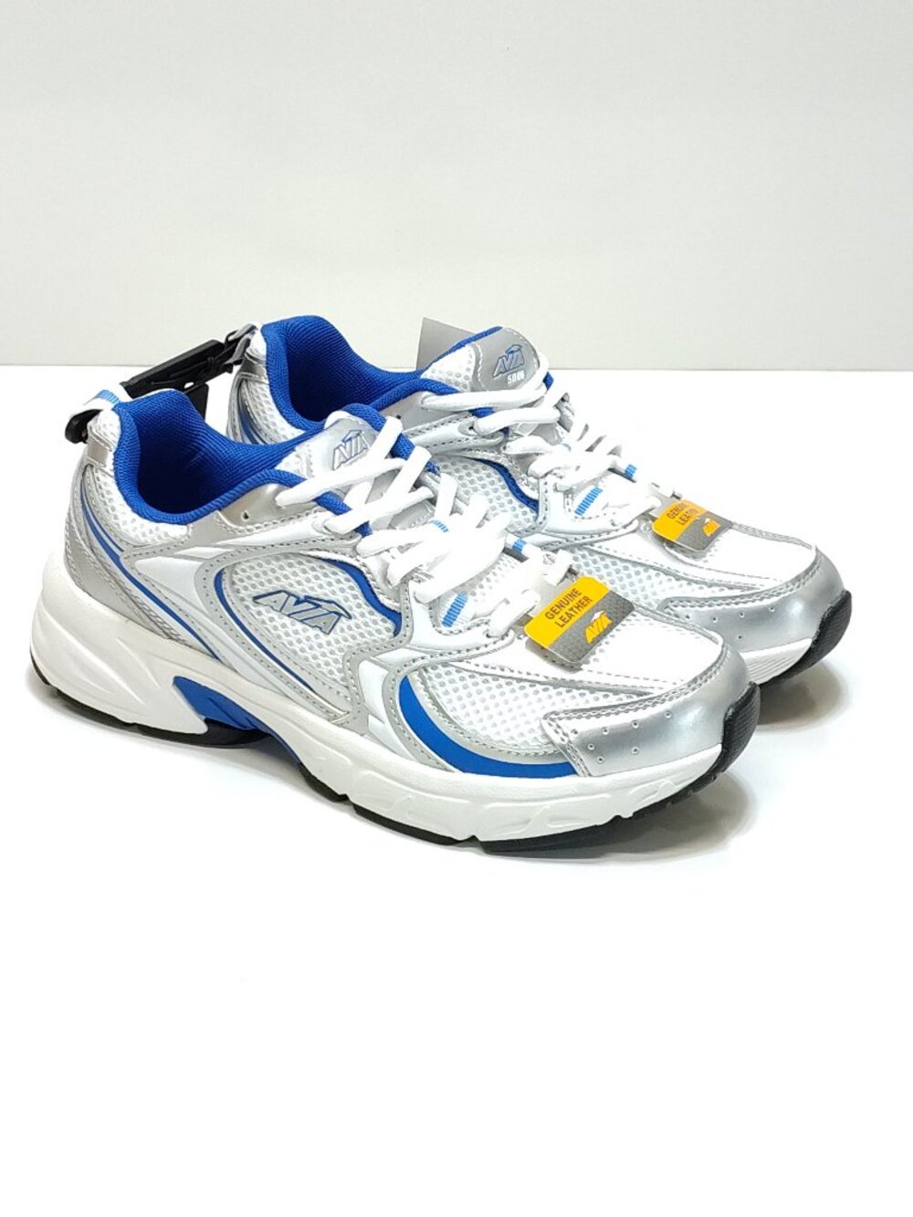 Avia AV 5000 Chunky Sneaker Size 7 Athletic Walking Shoe Leather Mesh Trainer